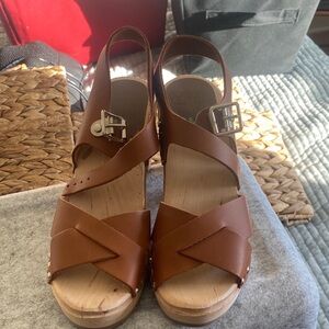 MIA Tan Leather Women's Sandals